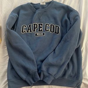 Preppy classic crew neck Cape Cod Mass sweatshirt